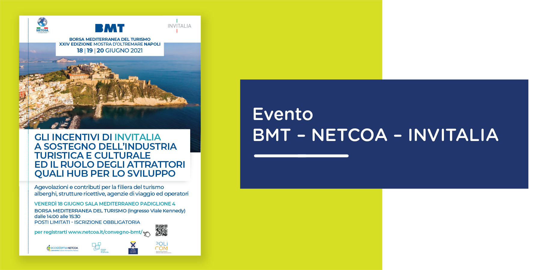 Al momento stai visualizzando Evento BMT – Netcoa – Invitalia