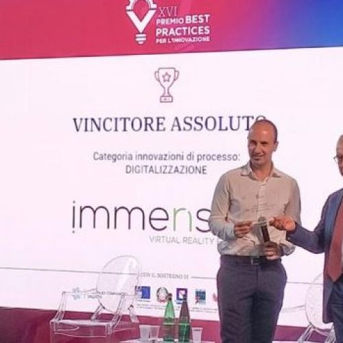 Premio Best Practice per l’innovazione alla startup Immensive